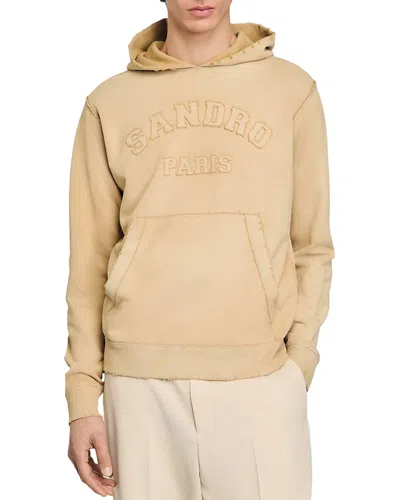 Sandro Faded Zip Front Hoodie