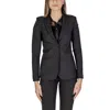 Sandro Ferrone Black Polyester Blazer