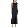 Sandro Ferrone Black Polyester Suits & Blazer In Black