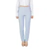 Sandro Ferrone Blue Polyester Jeans & Pant