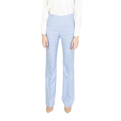 Sandro Ferrone Viscose Jeans & Women's Pant In Blue