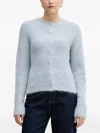 Sandro Ferrone Buttoned Cardigan In Blue