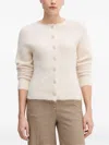 Sandro Ferrone Buttoned Cardigan In Neutral