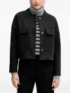 Sandro Ferrone Buttoned-up Pocket Jacket In Multi