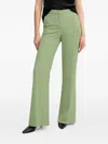 Sandro Ferrone Flared Trousers In Green
