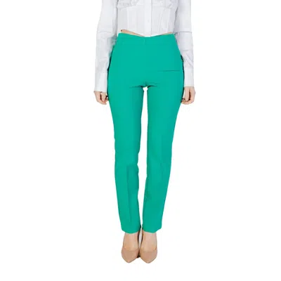 Sandro Ferrone Polyester Jeans & Women's Pant In Green