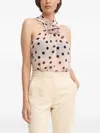 Sandro Ferrone Polka-dot Blouse In Multi