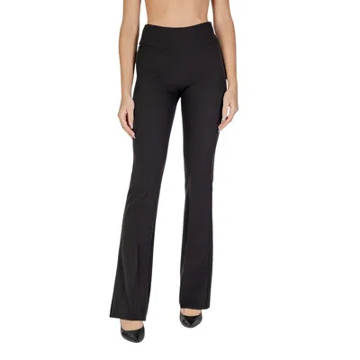 Sandro Ferrone Polyester Jeans & Women's Pant In Black