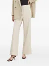 Sandro Ferrone Pressed-crease Trousers In Neutral