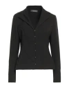 Sandro Ferrone Woman Blazer Black Size 10 Polyester, Elastane