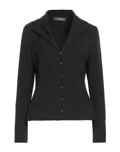 Sandro Ferrone Woman Blazer Black Size 8 Polyester, Elastane