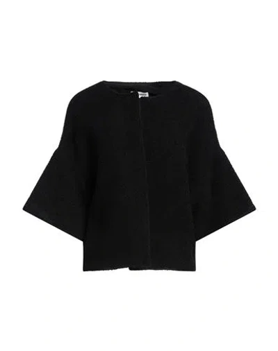 Sandro Ferrone Woman Jacket Black Size L Acrylic, Wool, Polyamide