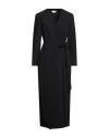 Sandro Ferrone Woman Maxi Dress Black Size 10 Polyester In Black