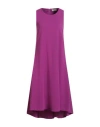 Sandro Ferrone Woman Midi Dress Magenta Size M Polyester, Elastane In Purple