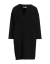 Sandro Ferrone Woman Mini Dress Black Size 10 Polyester, Viscose, Elastane In Black