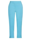 Sandro Ferrone Woman Pants Azure Size 6 Polyester, Elastane In Blue