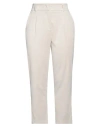 Sandro Ferrone Woman Pants Cream Size 10 Polyester, Nylon, Elastane In White