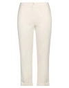 Sandro Ferrone Woman Pants Cream Size 6 Polyester, Elastane In White
