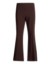 Sandro Ferrone Woman Pants Dark Brown Size 8 Polyester, Elastane In Brown