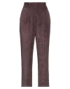 Sandro Ferrone Woman Pants Dark Brown Size 6 Polyester, Nylon, Elastane In Brown