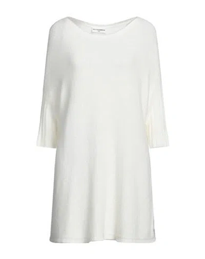 Sandro Ferrone Woman Sweater Off White Size L Acrylic, Polyamide, Wool, Elastane