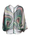 Sandro Ferrone Woman Top Dark Green Size L Polyester In Green