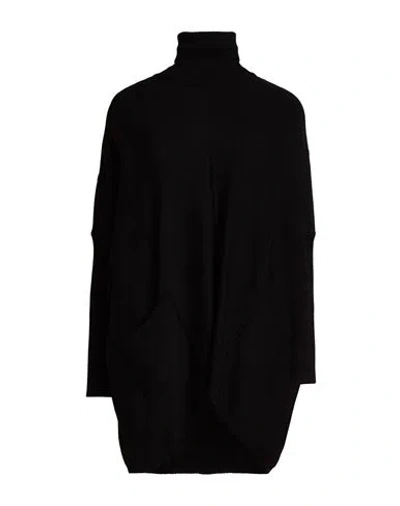 Sandro Ferrone Woman Turtleneck Black Size Xs/s Viscose, Polyester, Polyamide