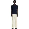 Sandro Fine Knit T-shirt In Blue