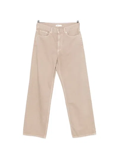 Sandro Five-pocket Baggy-fit Jeans In Neutral