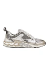 Sandro Women's Flame Lace Up Running Sneakers In Silver
