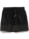 Sandro Flared Mini Skirt In Black