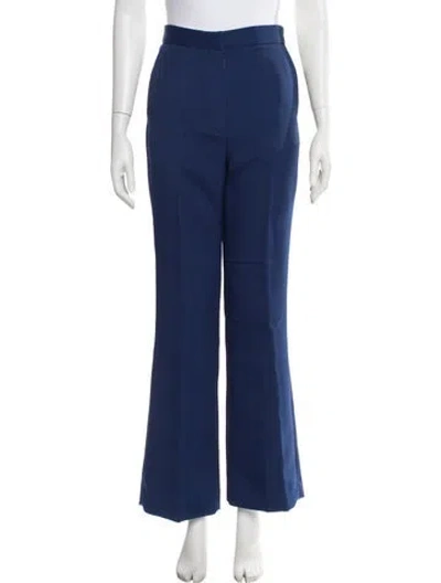 Pre-owned Sandro Flared Pants W/ Tags In Blue