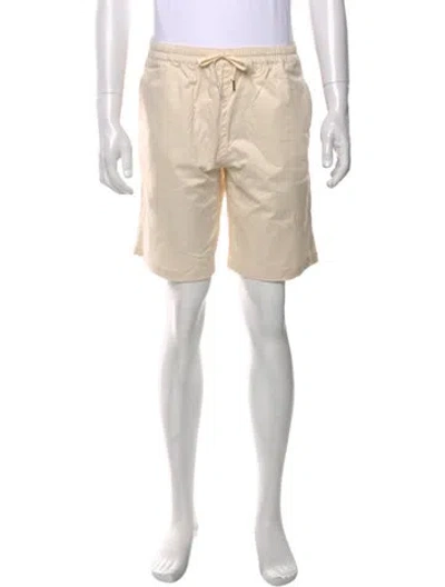 Pre-owned Sandro Flat Front Shorts In Neutral