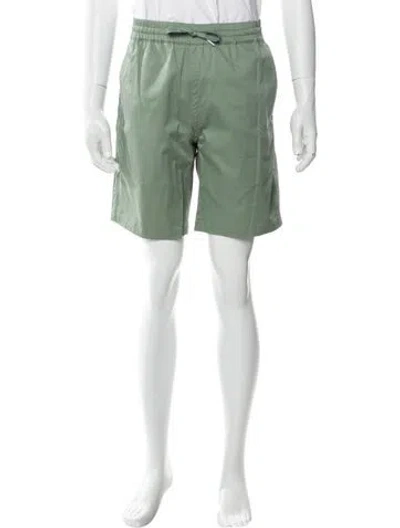 Pre-owned Sandro Flat Front Shorts W/ Tags In Green