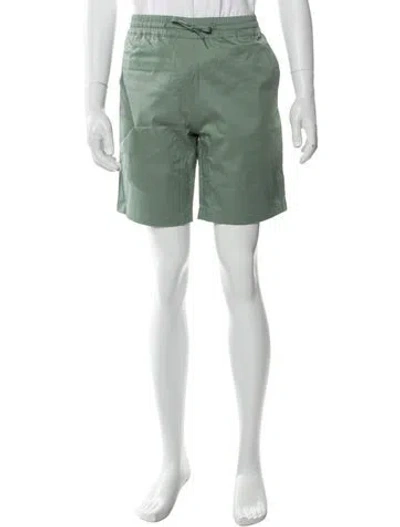 Pre-owned Sandro Flat Front Shorts W/ Tags In Green