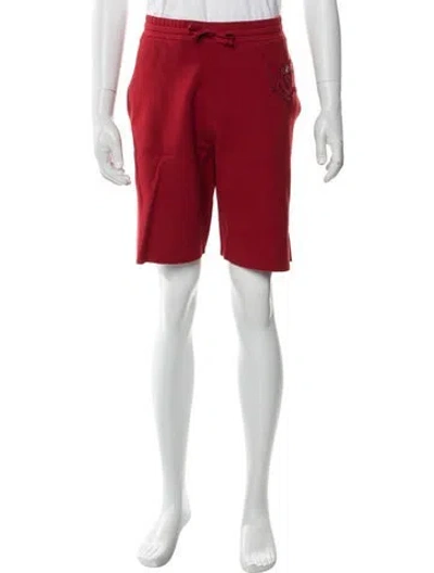 Pre-owned Sandro Flat Front Shorts W/ Tags In Red