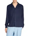 Sandro Floaty Shirt In Blue