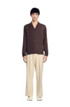 Sandro Floaty Shirt In Moka.