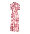 Sandro Floral Patterned Maxi Dress In Red
