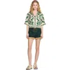 Sandro Floral Motif Shirt