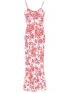 Sandro Floral-print Maxi Dress In White
