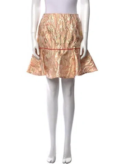 Pre-owned Sandro Floral Print Mini Skirt