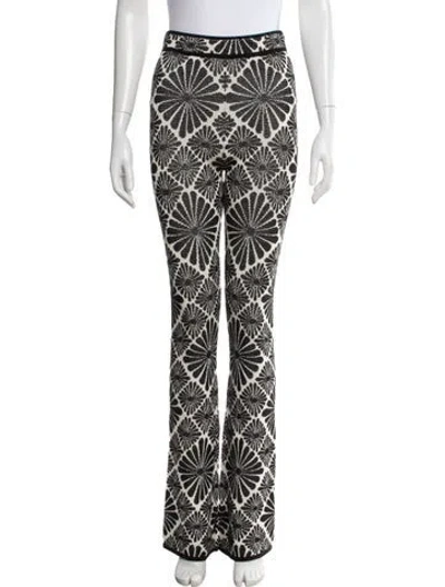 Pre-owned Sandro Floral Print Sweatpants W/ Tags In Black