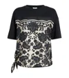 Sandro Floral Motif T-shirt In Beige