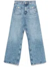 Sandro Floride Jeans In Blue