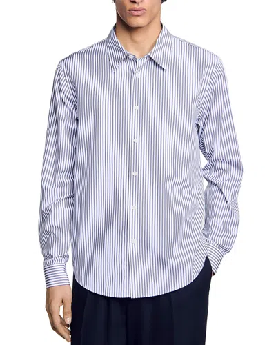 Sandro Formal Shirt In Blue Sky