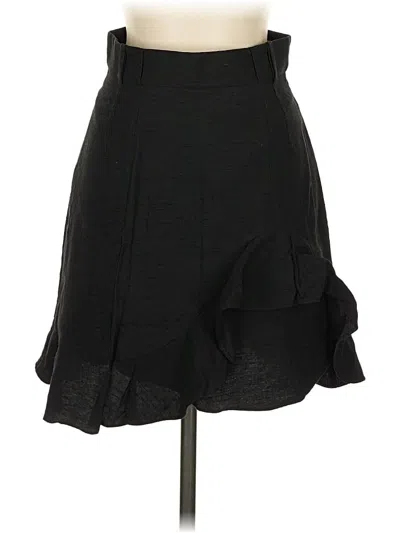 Pre-owned Sandro Formal Skirt In Black