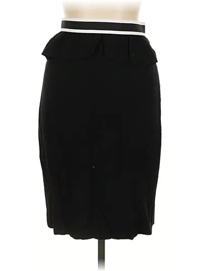 Pre-owned Sandro Formal Skirt In Black