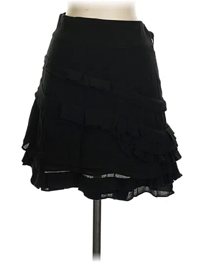Pre-owned Sandro Formal Skirt In Black