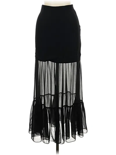 Pre-owned Sandro Formal Skirt In Black
